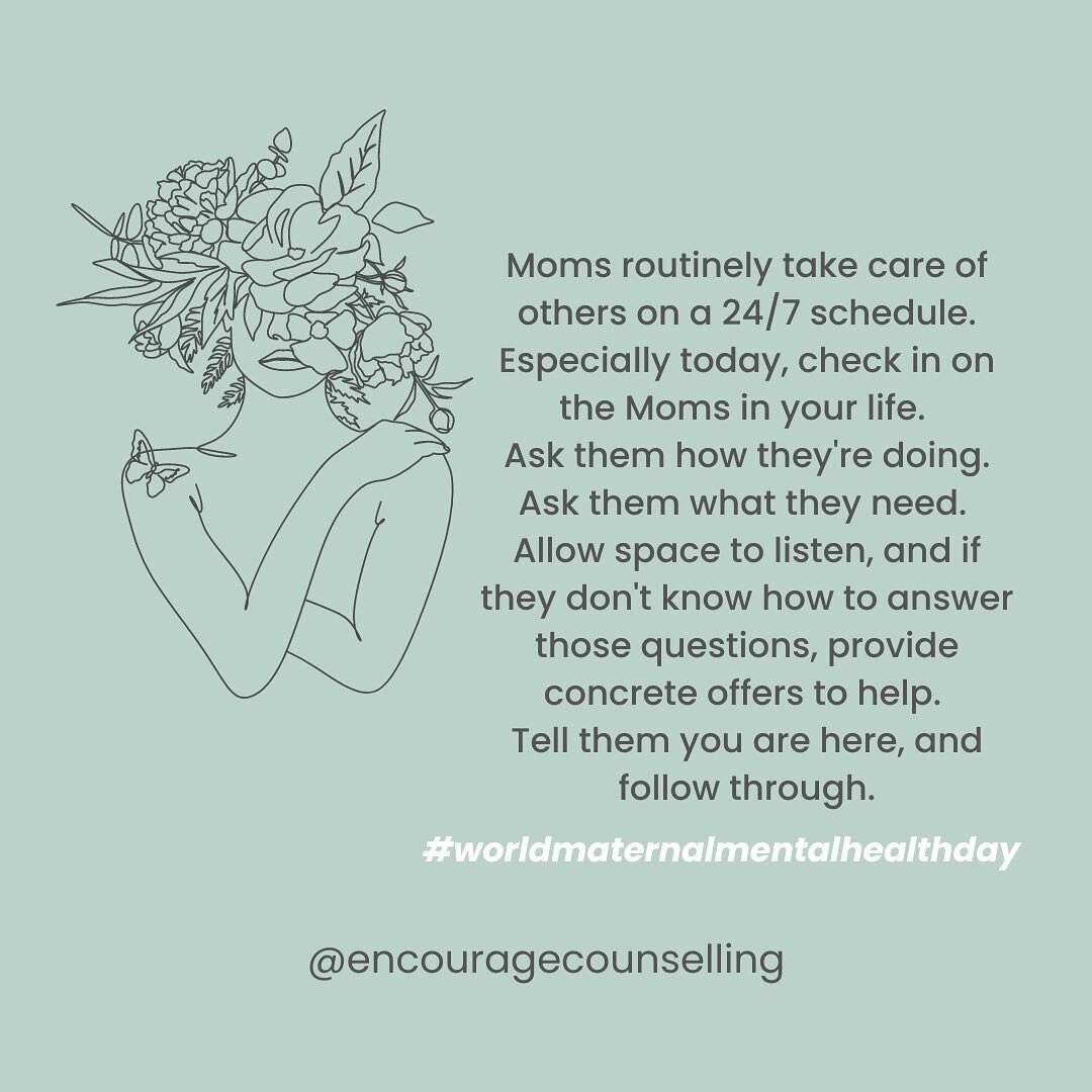 Sending love to all Moms/parents &mdash; today on #worldmaternalmentalhealthday, and every day. 🤍

1 in 5 Moms are affected by postpartum depression. If you know five Moms, at least one of them may be suffering behind the scenes. Reach out. Send the
