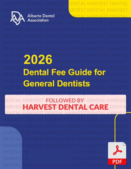 2026 Alberta Dental Fee Guide