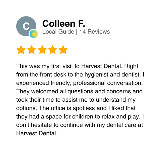 Google Business Review by Colleen F.