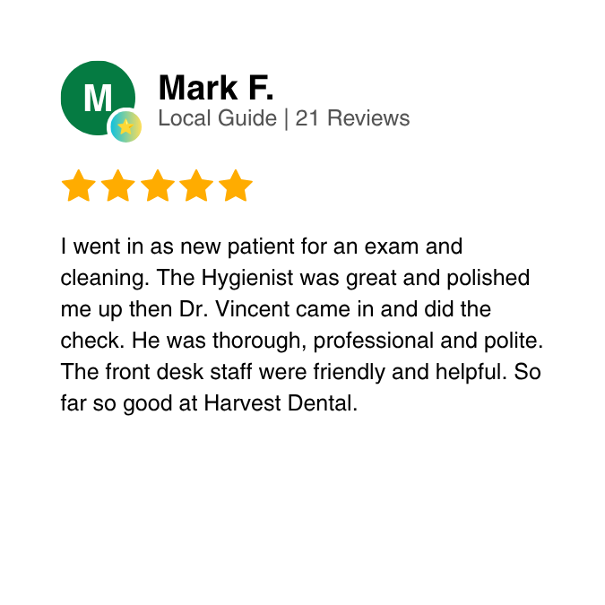 Google Business Review by Mark F.