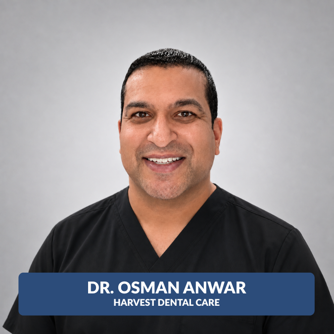 Dr. Osman Anwar as a Dentist in Cochrane Clinic.