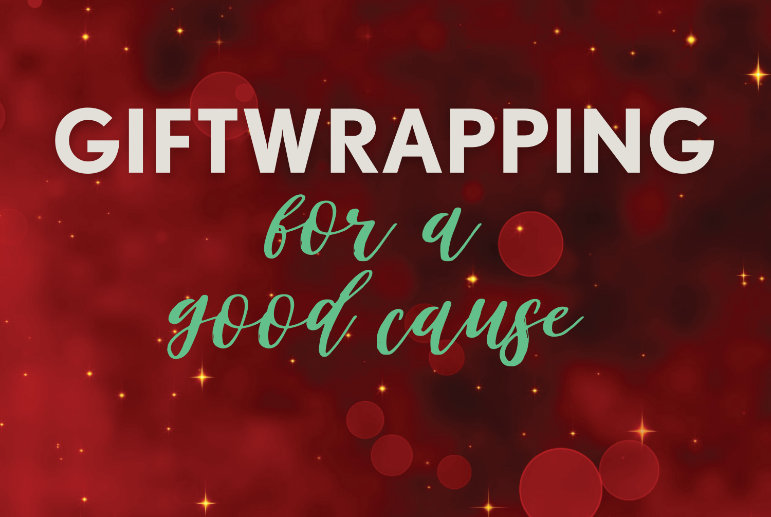 Gift wrapping for a good cause