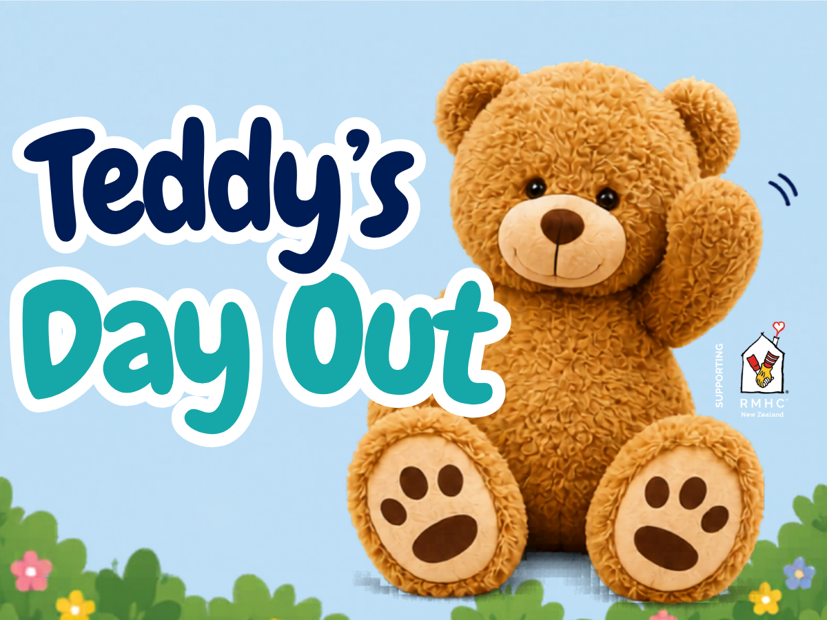 Teddy's Day Out at Invercargill Central!