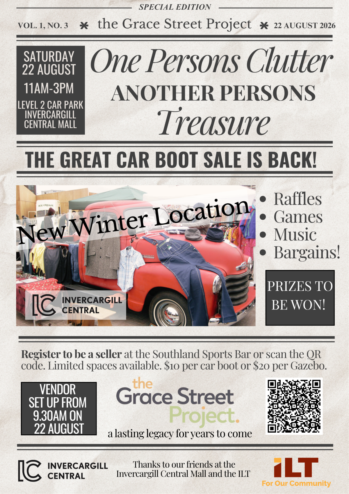 The Grace Street Project Great Car Boot Sale