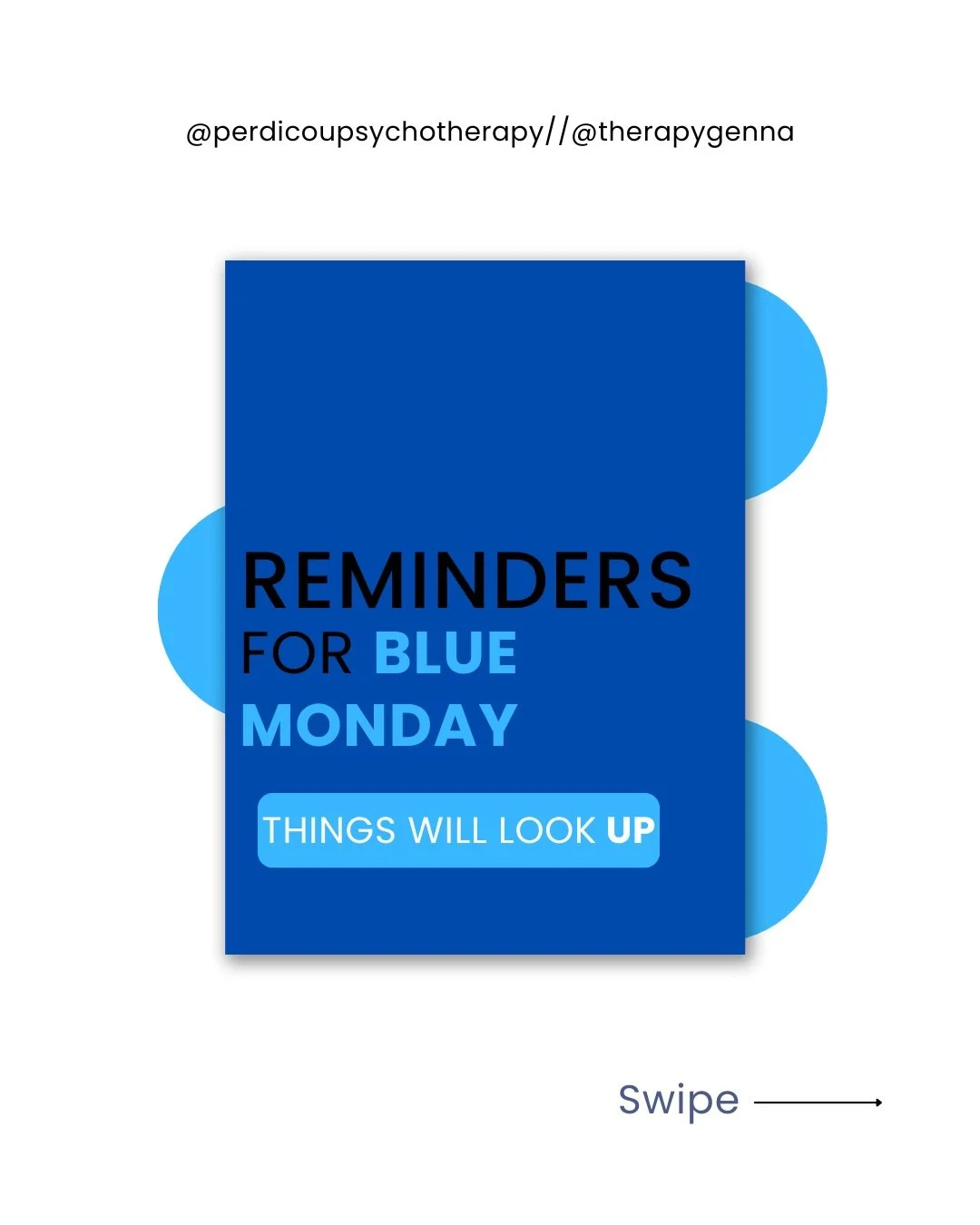 Hey siri - play Blue by Eiffel 65!! 

Did you know blue Monday isn&rsquo;t really backed by science? BUT it is *deep* in the winter and we all feeling the impact of the SADs by now 😮&zwj;💨 

It&rsquo;s a great time for us all to have a reminder of 