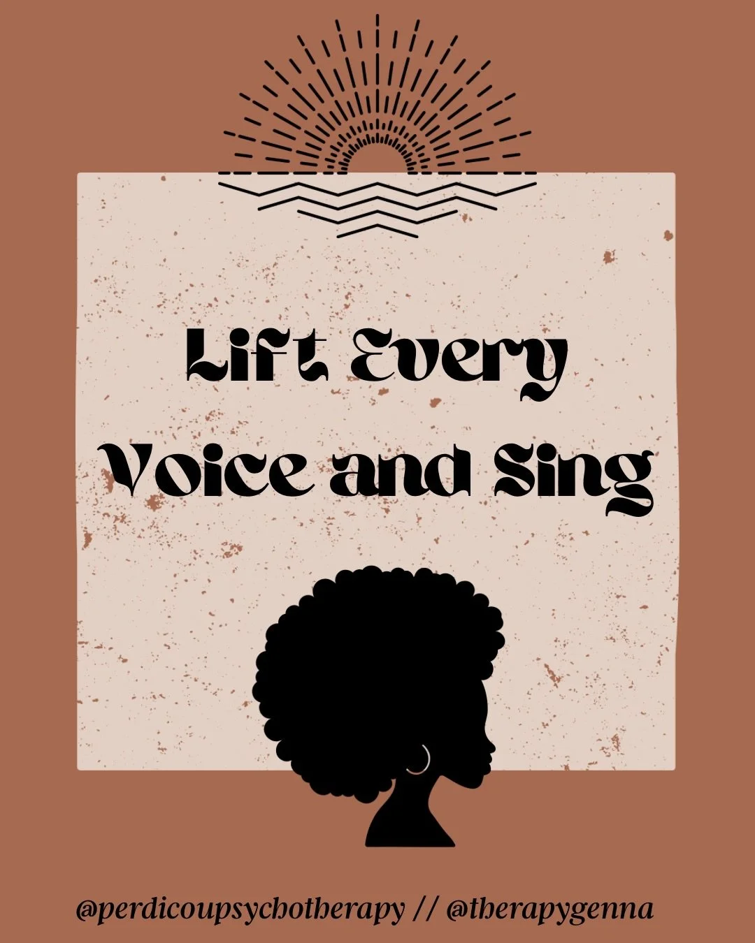 Lift Every Voice and Sing is widely known as the Black National Anthem. I grew up hearing this song, and always felt so excited to know there was an anthem unique to Blackness. 

Now, it reminds me that through faith and hope our voices matter, and o