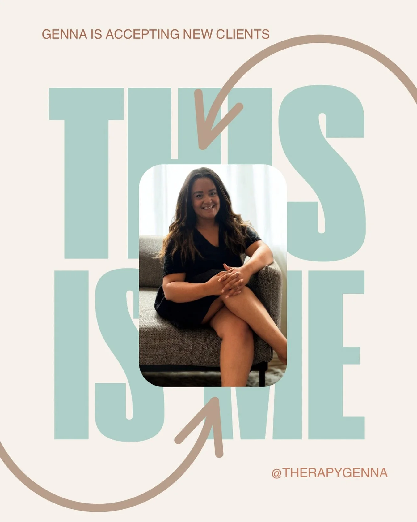 Genna is accepting new clients for individual, AND individually into her group therapy program! 

Hear from Genna: I work with clients who feel overwhelmed, anxious, disconnected, or stuck between who they used to be and who they&rsquo;re becoming. W
