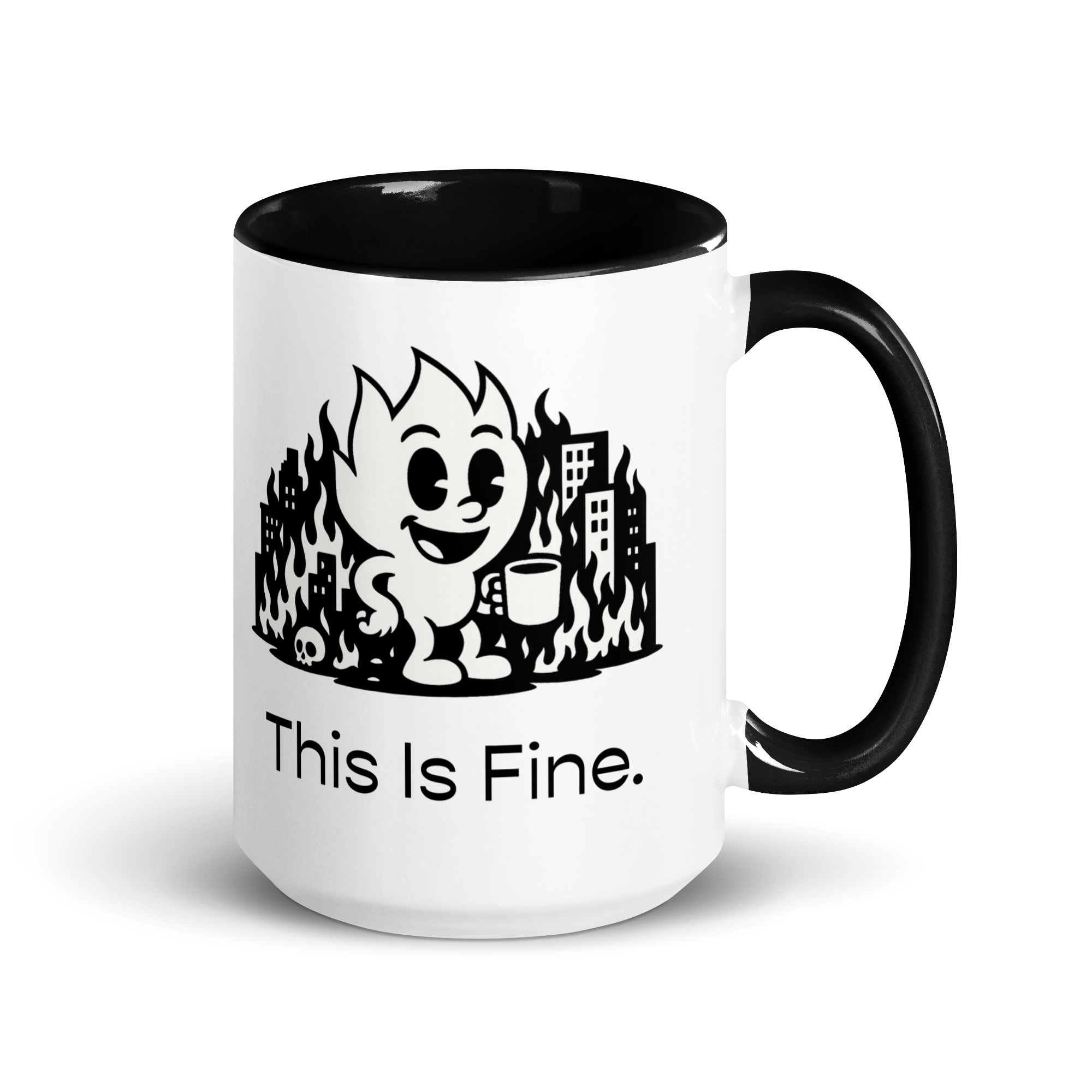 This Is Fine Mug 1
