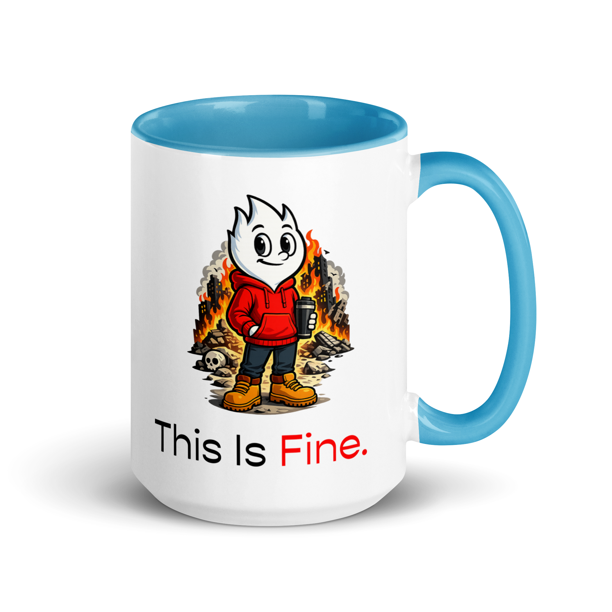 This Is Fine Mug 3