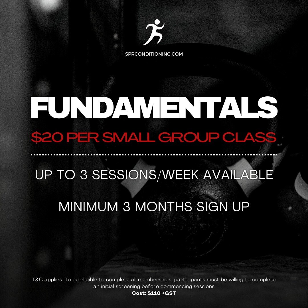FUNdamentals is a group class for kids aged 8-12yrs designed to develop key athletic attributes while injury prevention is at the forefront of the programming. 

We build in games and reaction time drills to make it fun all while working on key movem