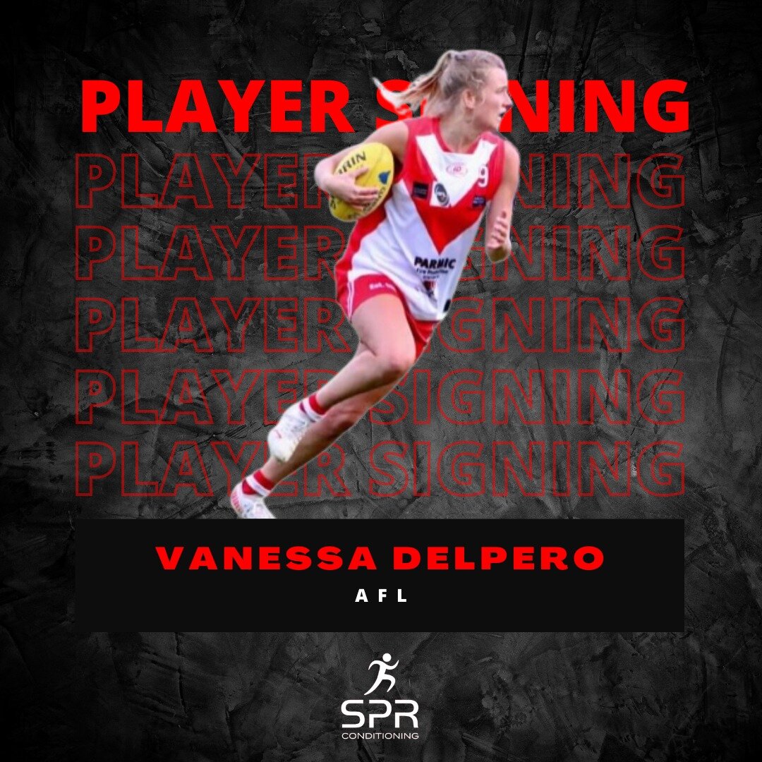 🔥 SPR PLAYER SIGNING - @nessdelpero 🔥

What is your sport and position you play?
AFL midfielder 

What areas of your game are you wanting to work on with SPR Conditioning?
Speed, strength in the contest and improving my kicking and marking. 

Long-
