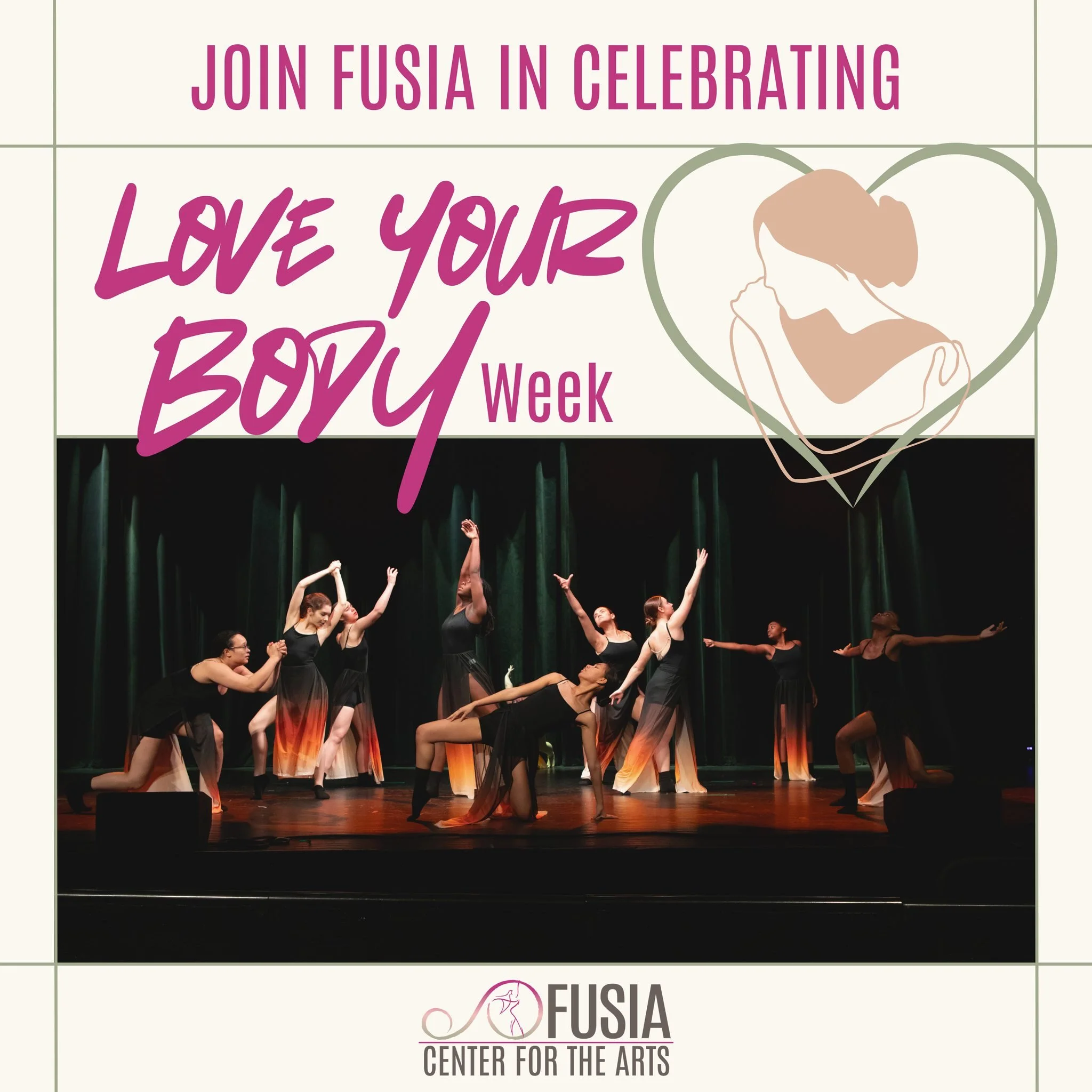 We are so excited to join the National Honor Society for Dance Arts (NHSDA) in celebrating Love Your Body Week - a national campaign to encourage body positivity and celebrate all the wonderful things our bodies can do.

As dancers, we must never for