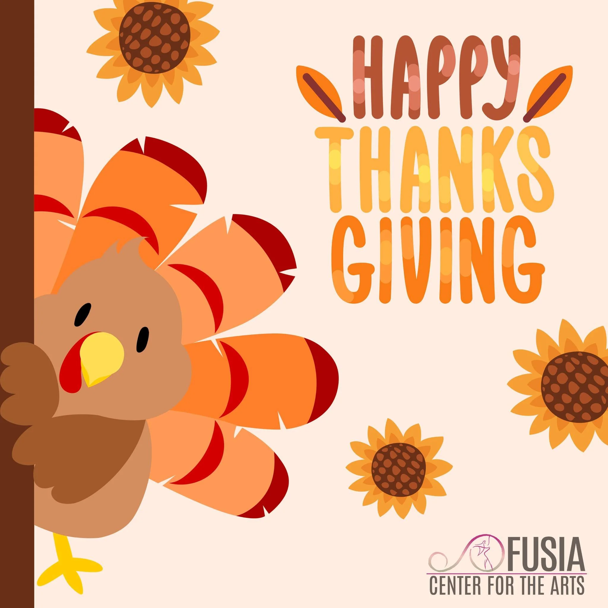 Happy Thanksgiving from all of us at Fusia!

This Thanksgiving, we&rsquo;re especially grateful for our incredible dance family&mdash;teachers, students, parents, and supporters who bring so much energy, creativity, and joy to our studio. 

As we cou