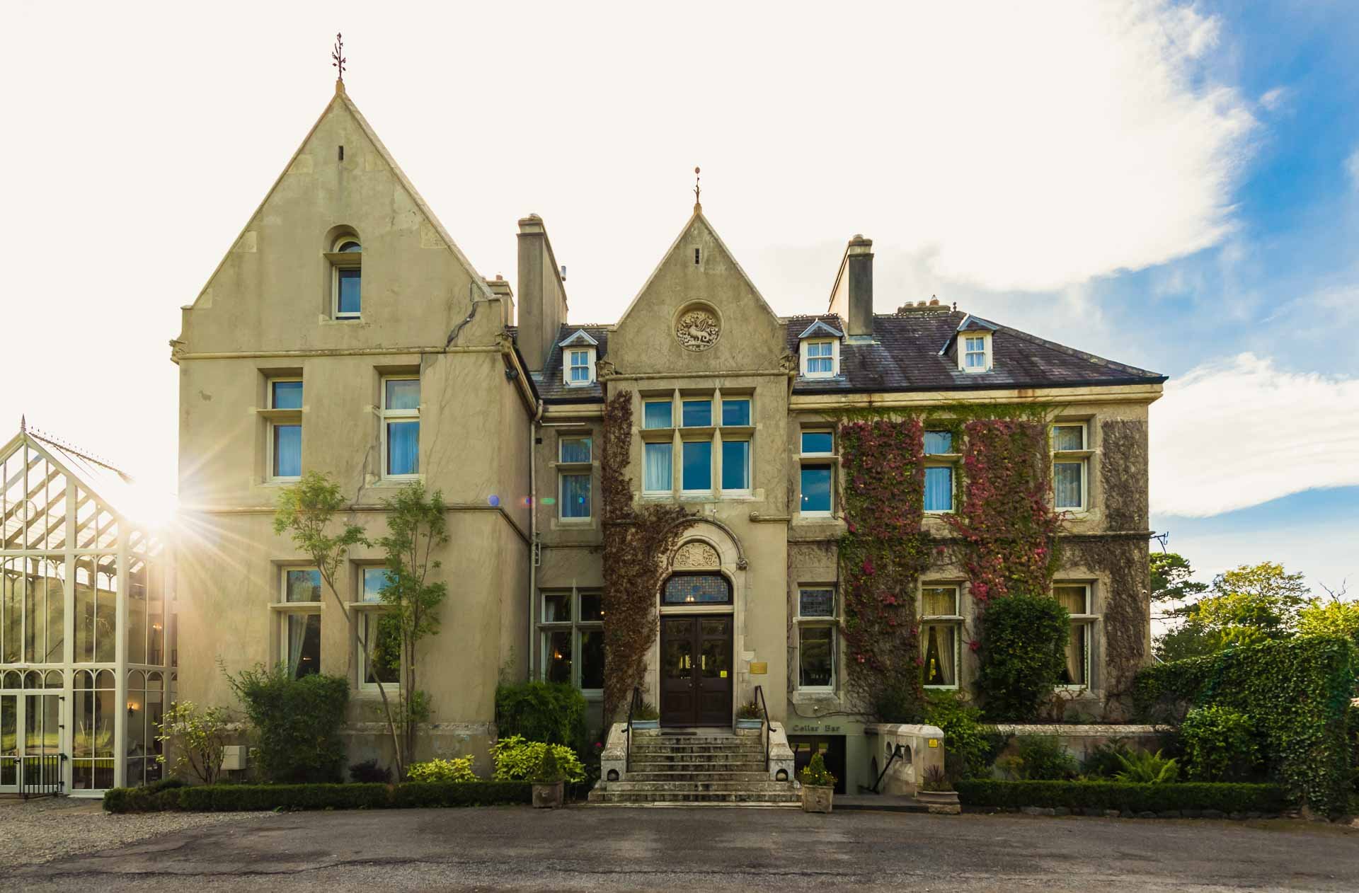 Entrance of Cahernane House Hotel