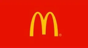 McDonald's logo with a yellow 'M' on a red background.