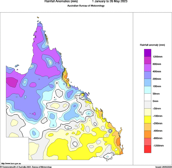 Dry start to the year in southeast Queensland