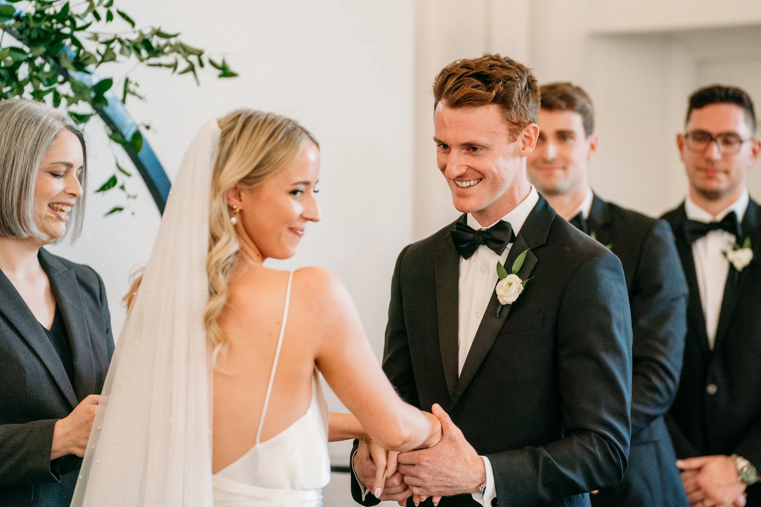 Officiant Anna in action