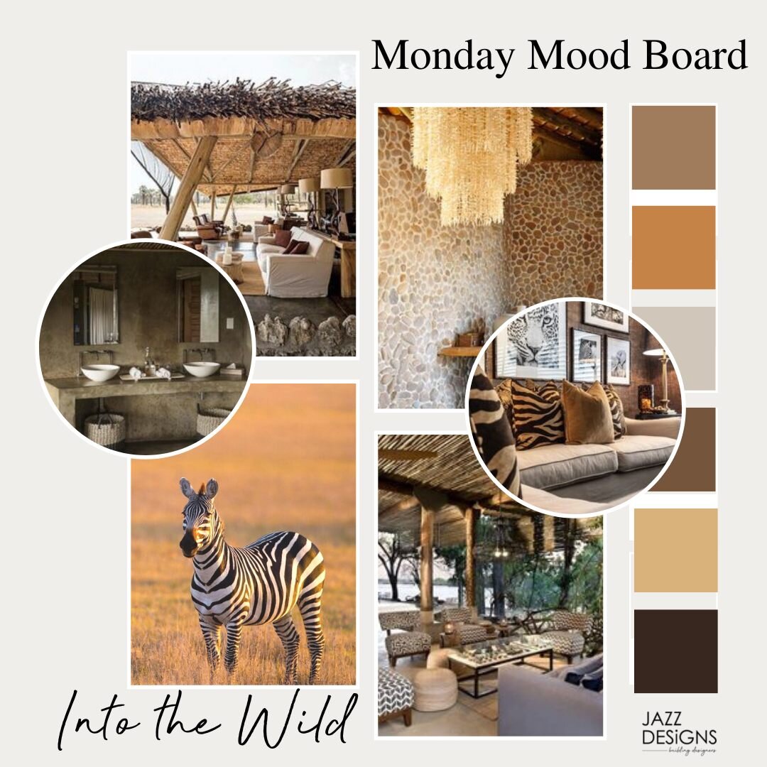 It's been a crazy Monday in the office with all kinds of things happening and it feels as though we have been transported into the wild, where no technology exists to ruin our days and there is tranquillity! This Monday Mood Board is inspired by an A