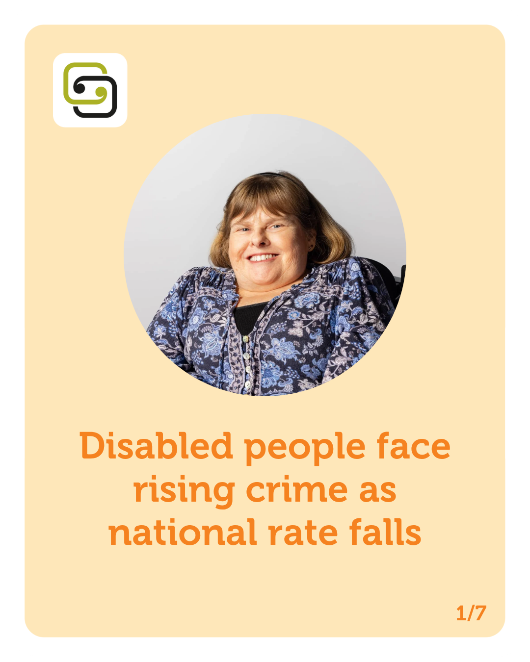 Disabled people face rising crime as national rate falls