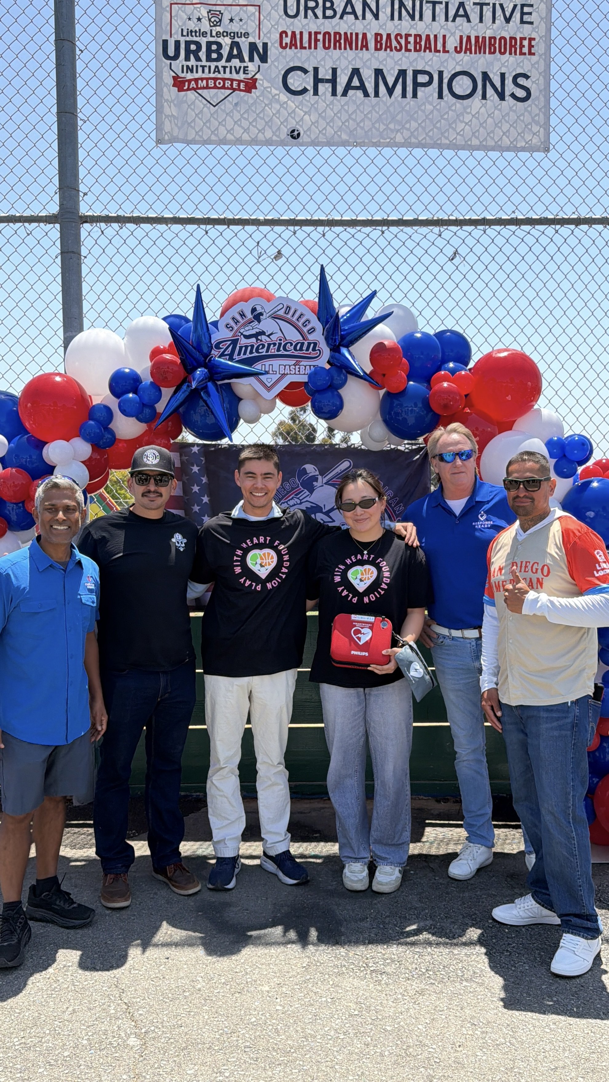 Play With Heart Foundation Partners with Response Ready for AED Donation to San Diego American Little League