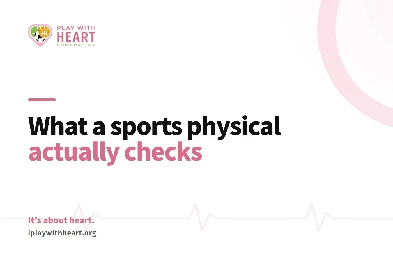 Your athlete passed their sports physical. What did the exam check?