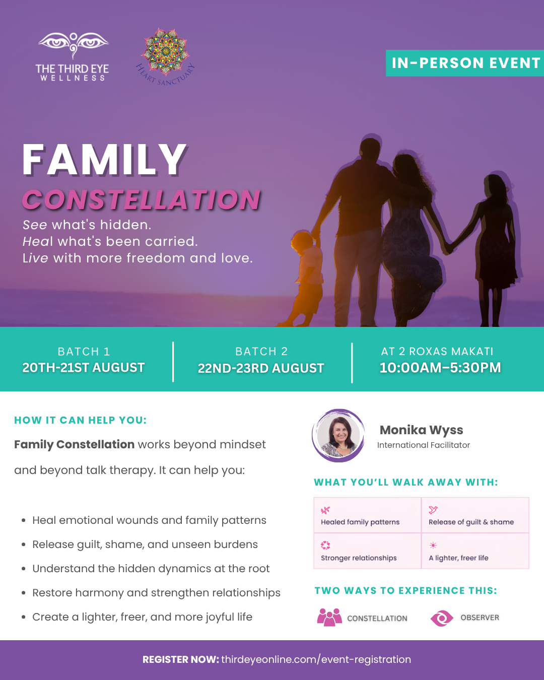 Family Constellations with Monika Wyss 