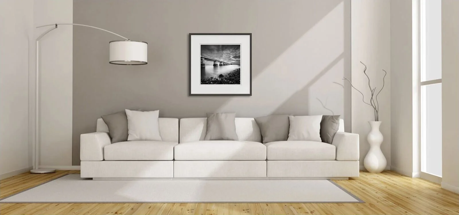 Tirage noir et blanc + cadre + passepartout - 1.JPG