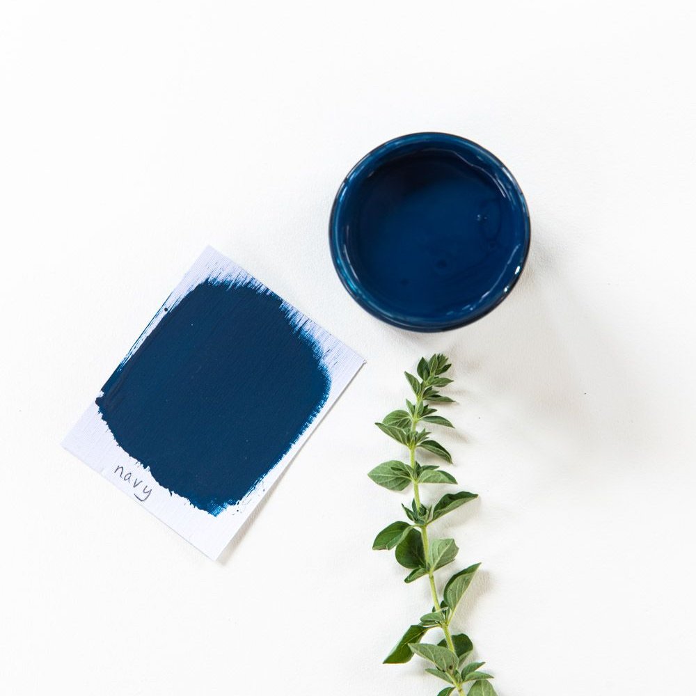 Navy Chalk Finish