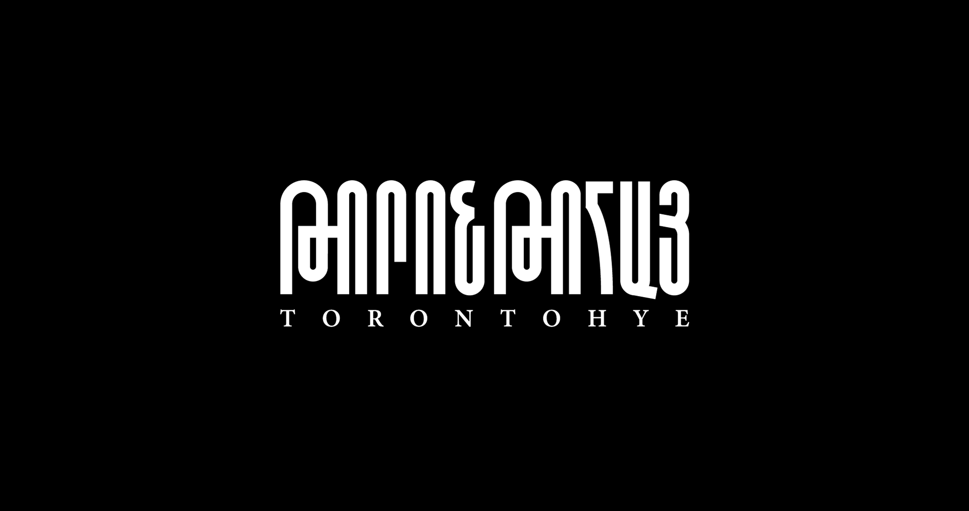 Torontohye Newspaper Branding White Logo