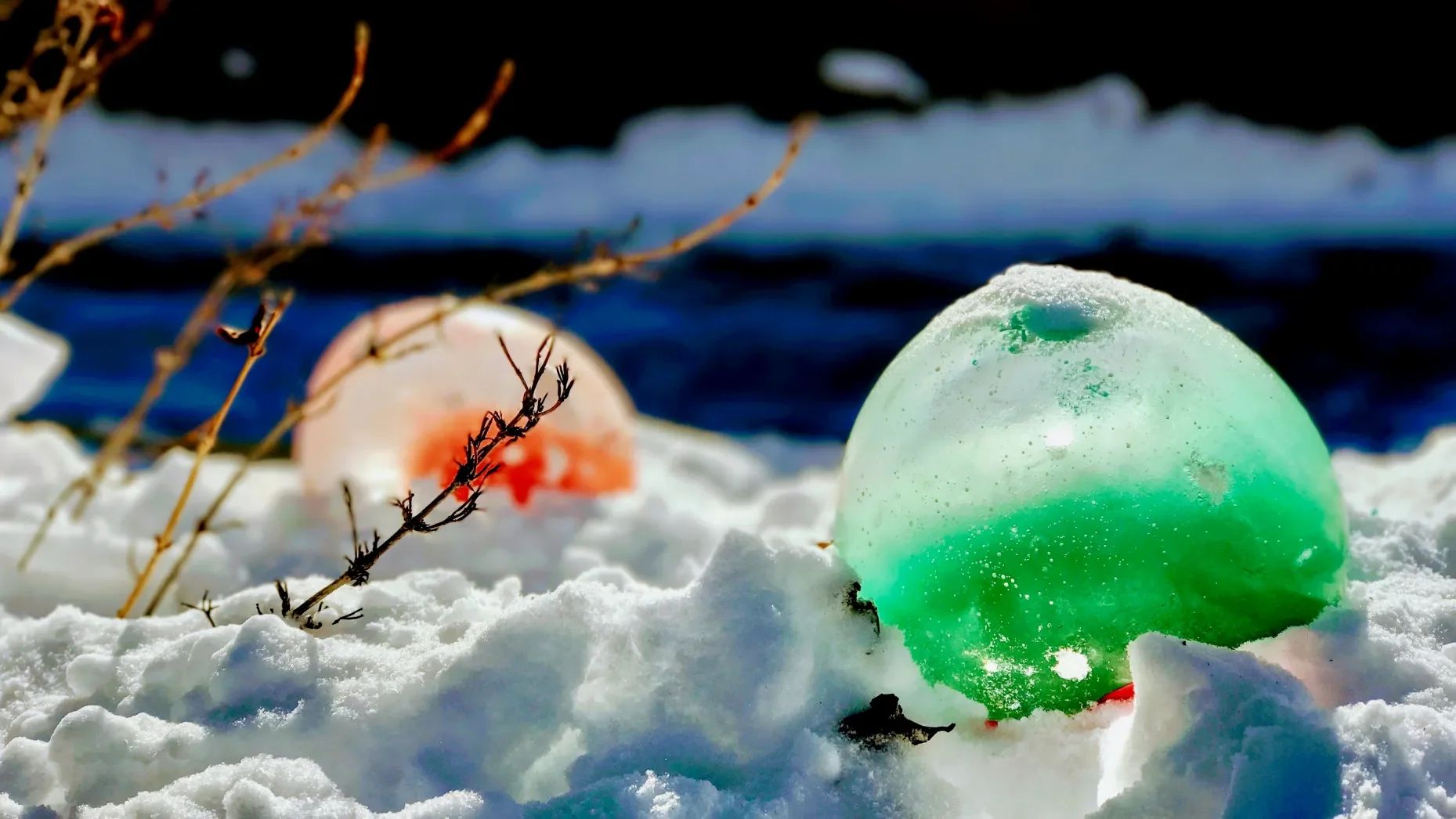 frozen water balloons