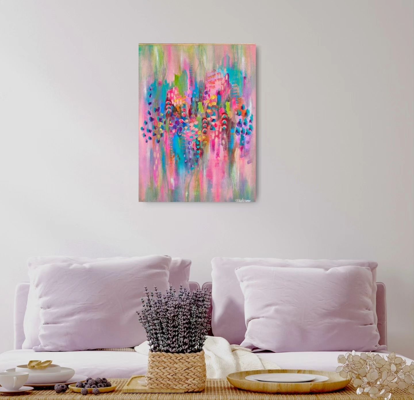 'Wisteria' is now available as an A3 print.  Get yours now at @ommademeetthemaker West Lakes or on my website (link in bio)

#fizzbubbleartanddesign #mothersdaygiftideas #art #artist #abstract #artprints #photodoesntdoitjustice #adelaideartist #adela