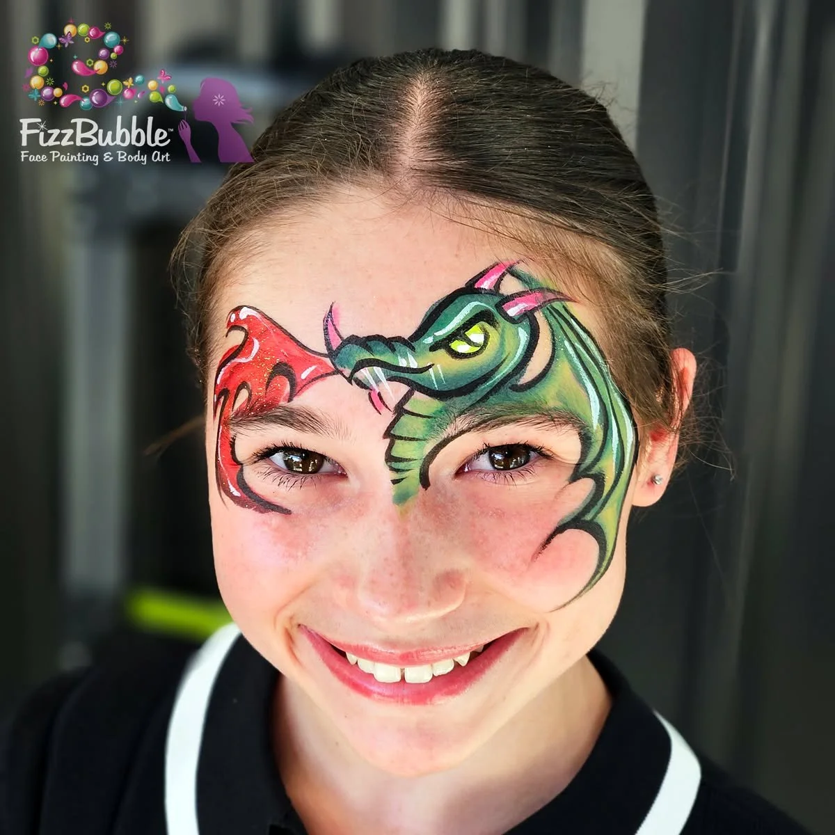 Team Fizz spent this afternoon with @abatrades.au , face painting fabulous people and assisting in doing some fundraising for their chosen charity @kickstartforkids 

#fizzbubble #facepainting #facepainter #facepaint #abatrades #dragonfacepaint #unic