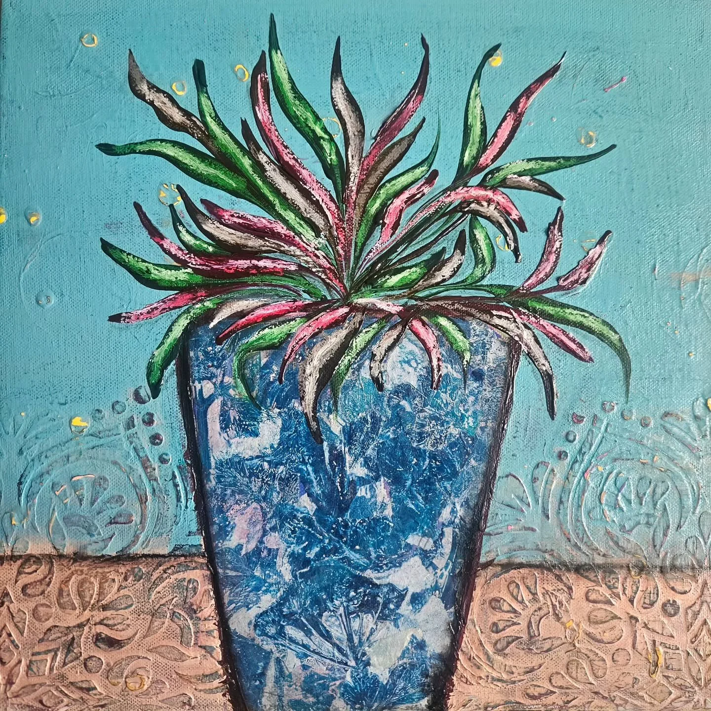 First artwork of 2026

#fizzbubbleartanddesign #artist #artwork #gelprints #acrylic #oilpastels #newyear #newart #adelaide #southaustralia