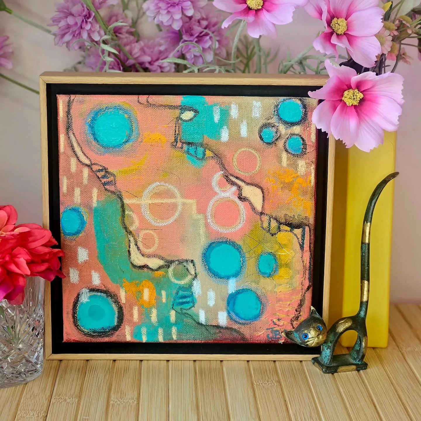 Mini abstract 'Circles'
20 x 20cm

#fizzbubbleartanddesign #artwork #circles #adelaideartist #paintingminis