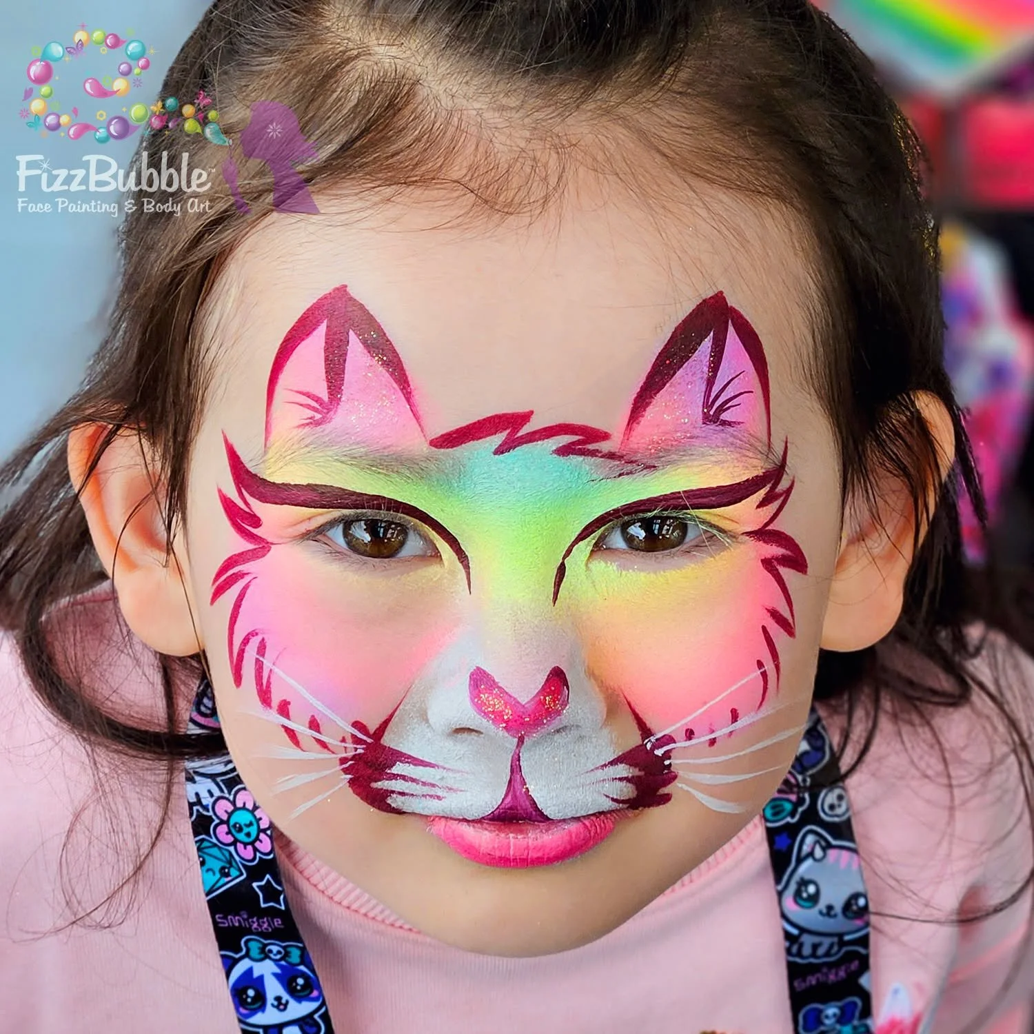 Kitty Cat from todays birthday party. 
Thank you for having me back again <3 

#fizzbubble #facepainting #facepaintersofinstagram #catfacepaint #adelaidefacepainter
