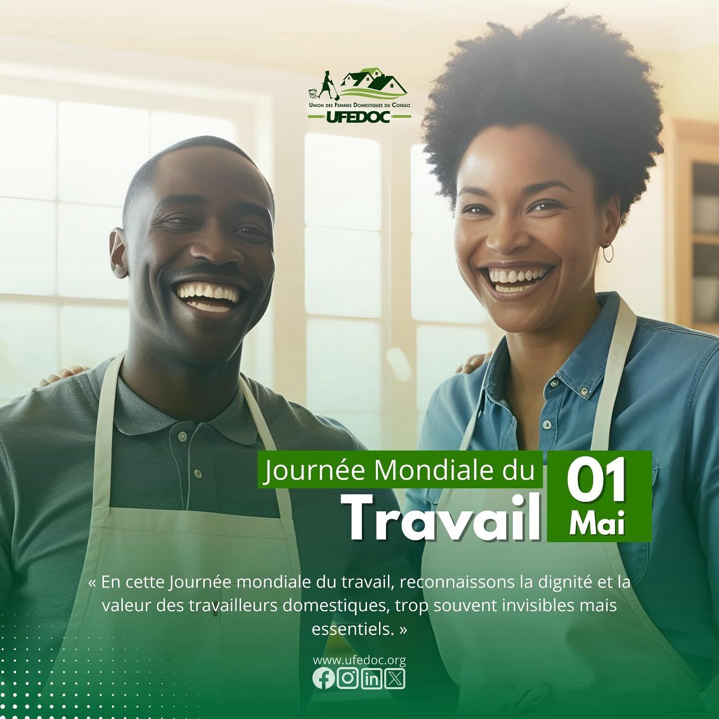À l’occasion de cette journée, nous réaffirmons notre engagement pour un travail décent, sans violence ni harcèlement, conformément à la Convention 190 de l’OIT. Cette convention reconna&ic