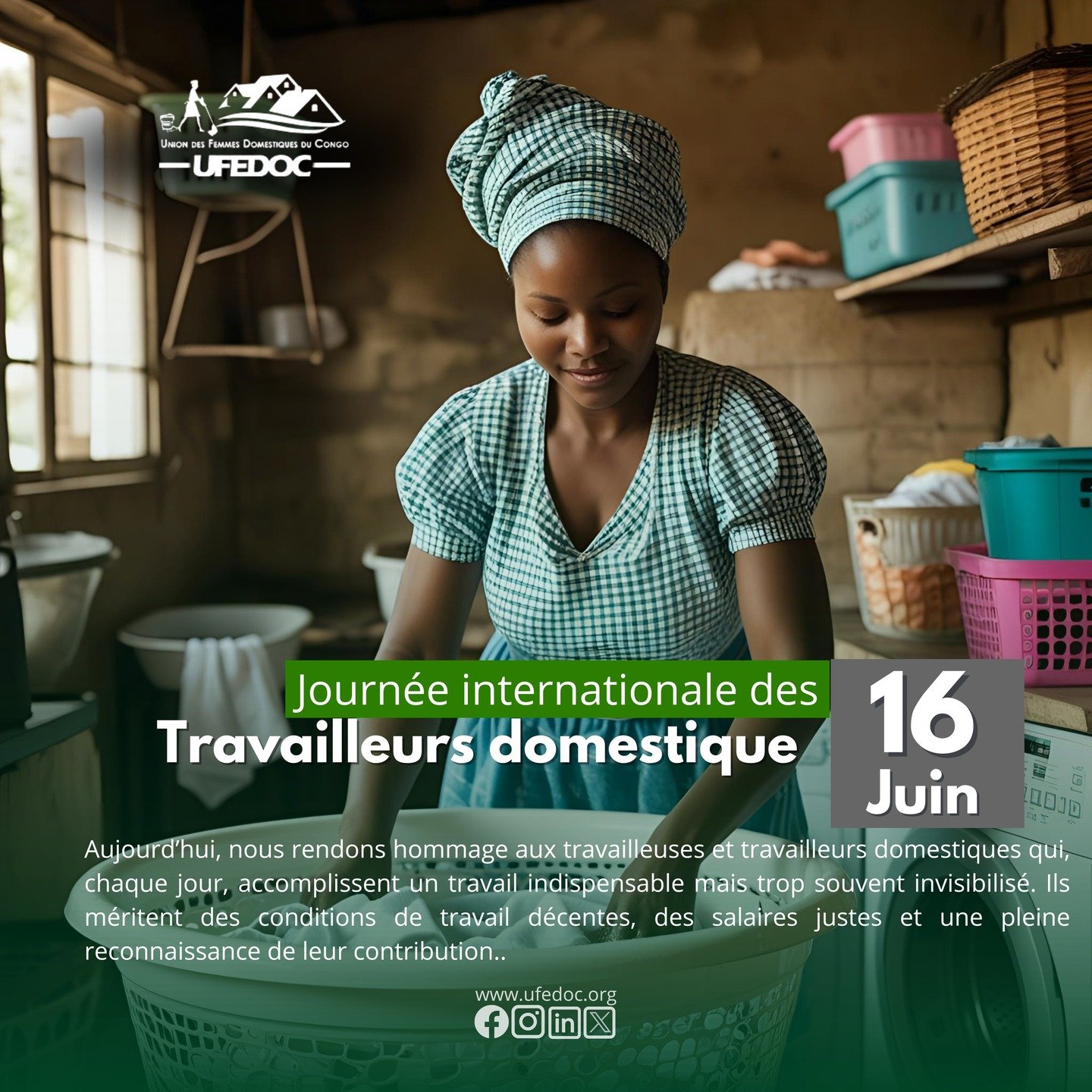 Aujourd&rsquo;hui, 16 juin, nous c&eacute;l&eacute;brons la Journ&eacute;e internationale des travailleurs et travailleuses domestiques.

Ce jour est bien plus qu&rsquo;une comm&eacute;moration : c&rsquo;est un moment pour reconna&icirc;tre la valeur