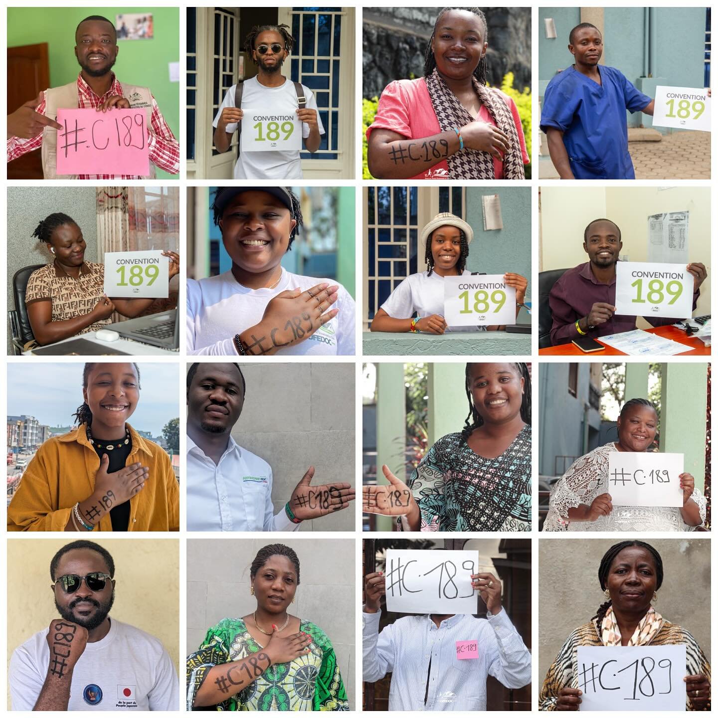 Les travailleurs domestiques m&eacute;ritent mieux.

La Convention 189 de l&rsquo;OIT d&eacute;fend leurs droits : contrat de travail, protection sociale, conditions dignes.

Chez UFEDOC, nous continuons le plaidoyer pour sa ratification en RDC.
Parc