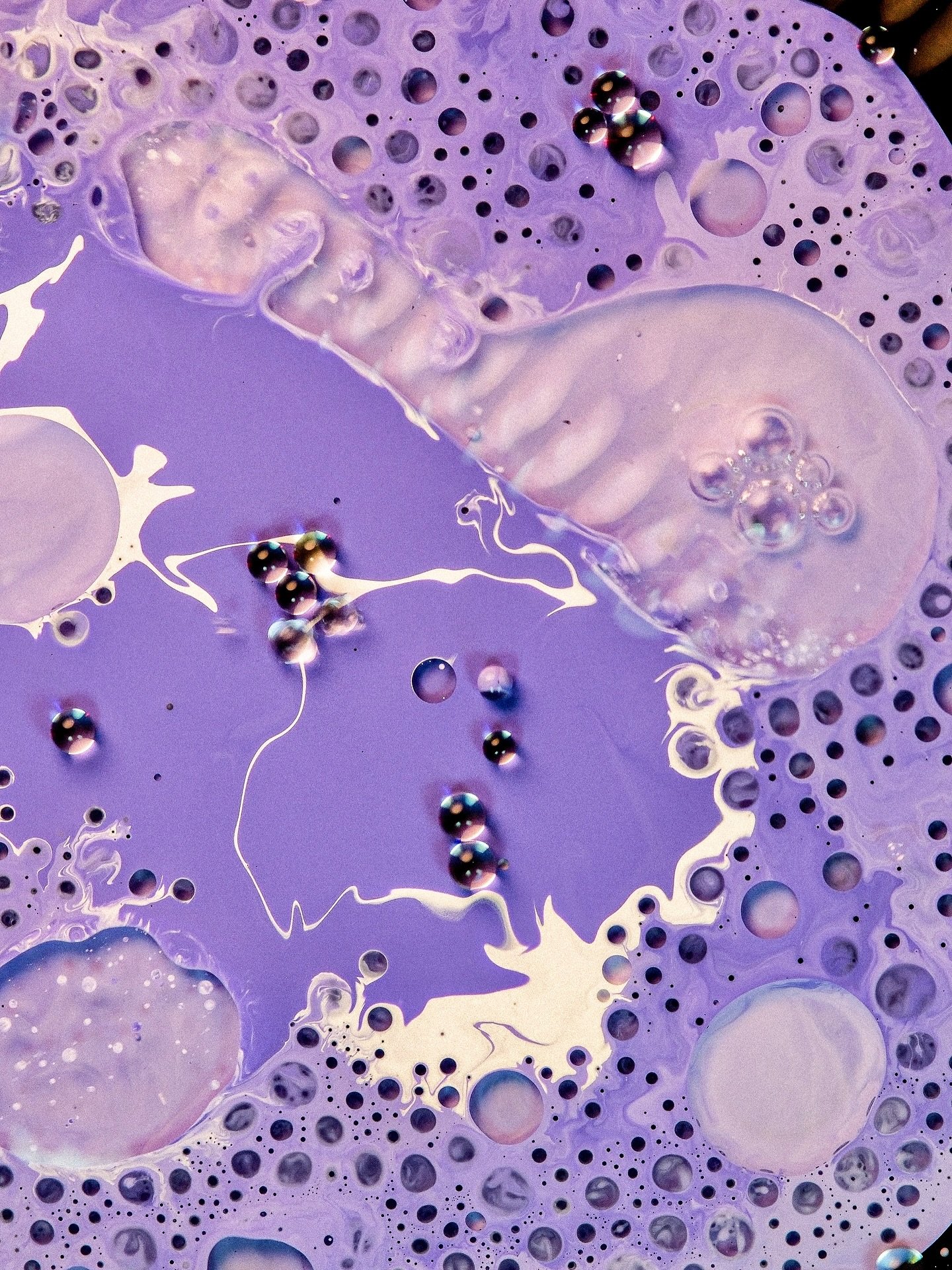 ɦєʀƚչ 🔊 No CGI, just liquids vibrating on a microscope slide 💦 Here&rsquo;s a glimpse into my latest session. This series of stills captures a pigment-heavy ink blend reacting with various chemical agents under controlled vibration. The setup invol