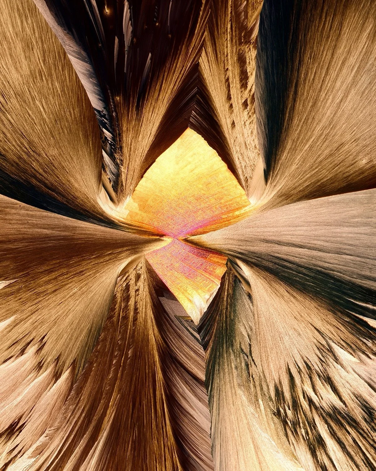 A few crystal snapshots from my older archive &ndash; recorded years ago in my previous home studio. Captured through a microscope at a real scale of 1-4 mm, these formations were part of my early experiments with crystallization and micro-scale imag