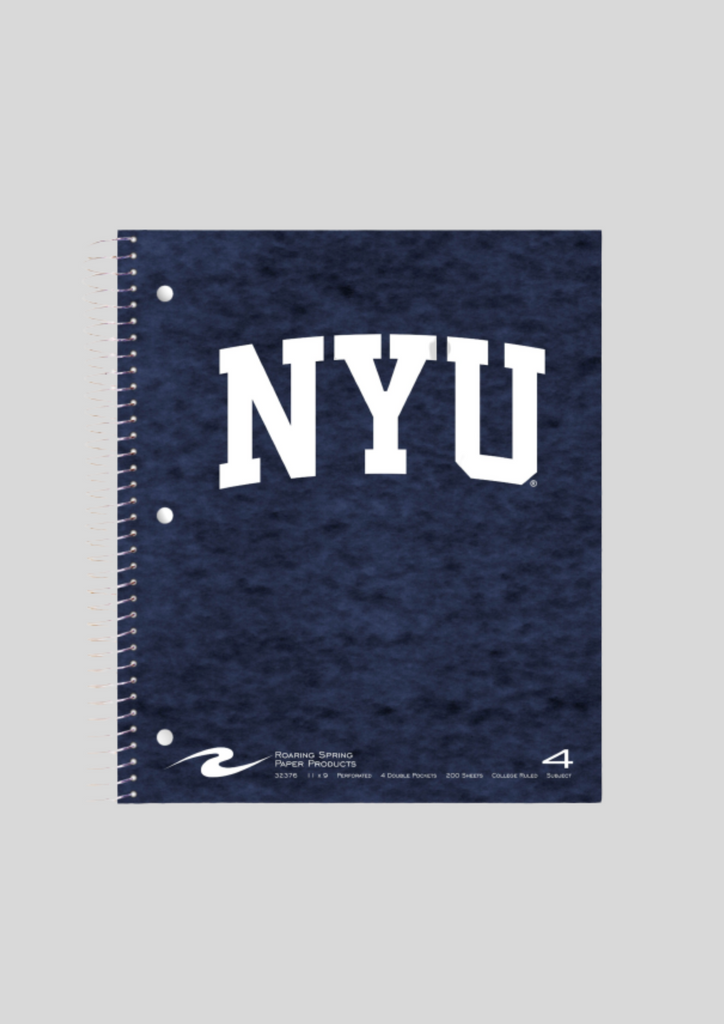 welcome college students notepad