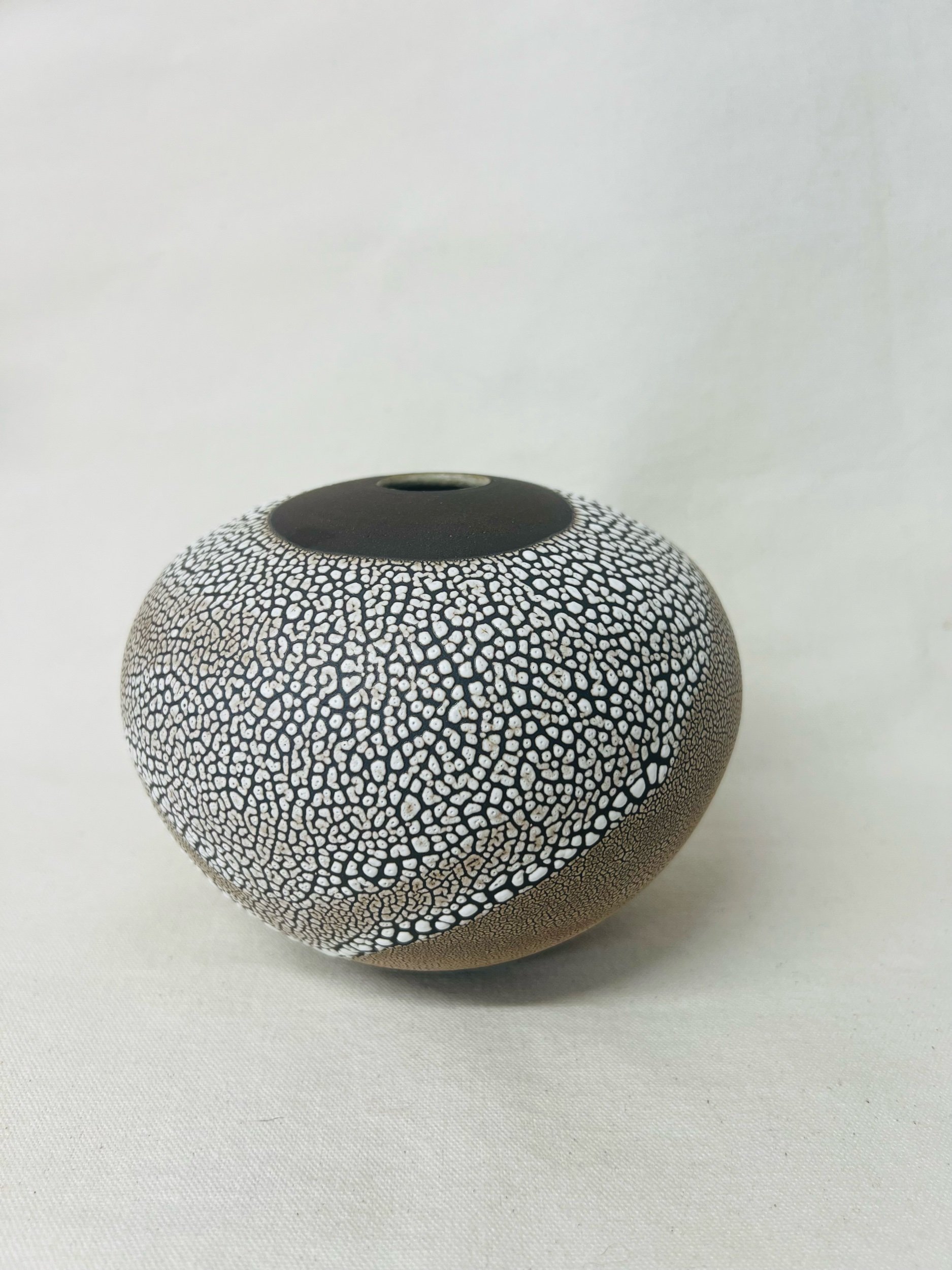 Handmade ceramic stoneware bud vase, made in Glasgow, Scotland. Unique home accessories. Unique gift ideas.