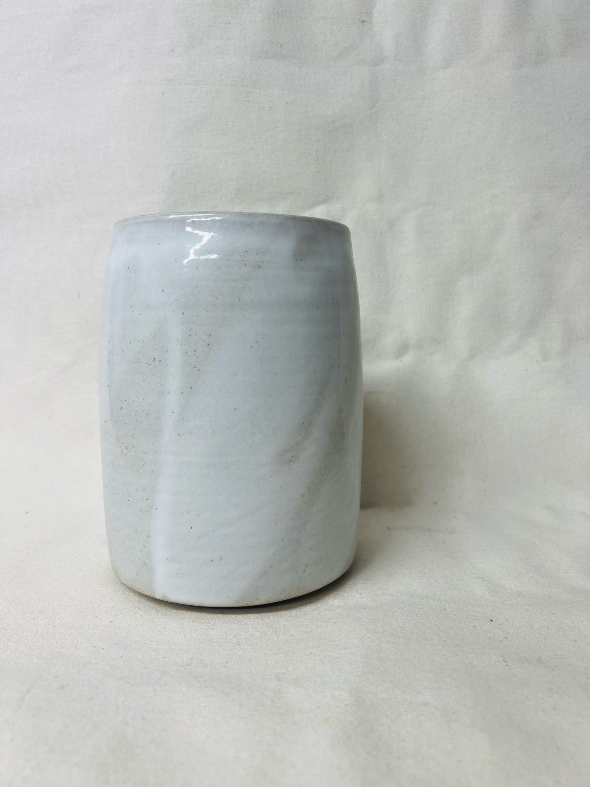 Handmade utensil holder, made in Scotland. Handmade kitchen storage. Modern rustic kitchen decor. Handmade pottery, Scotland.