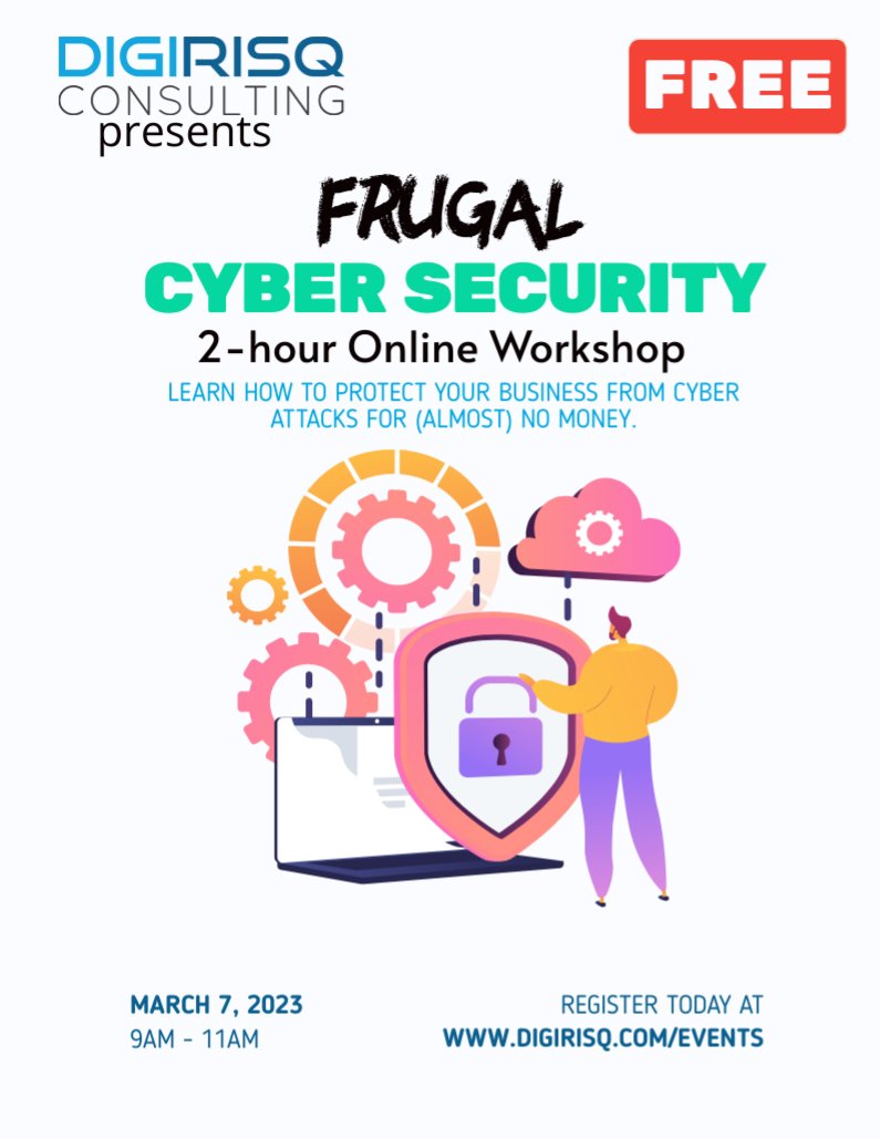 Frugal Cybersecurity Workshop