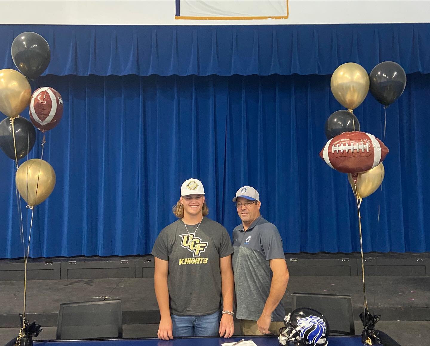 Today, HCA Senior Ethan Higgins signed with UCF football! We are excited for you as you move onto your next chapter in life as a collegiate student athlete! Best of luck Ethan!