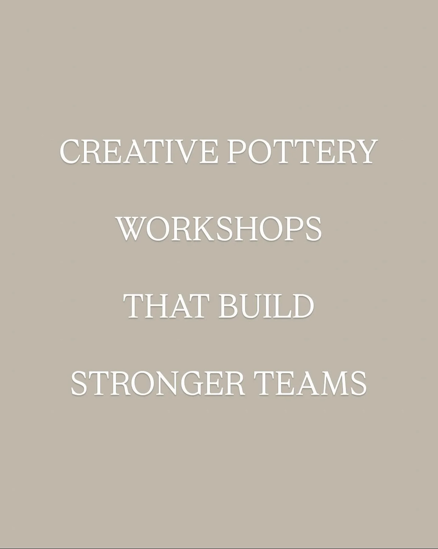 Team building, but make it clay building 🏺✨

We&rsquo;ve hosted teams who left with more than pottery &mdash; they left with connection, focus, and fresh ideas. That&rsquo;s the magic of Clay Social!