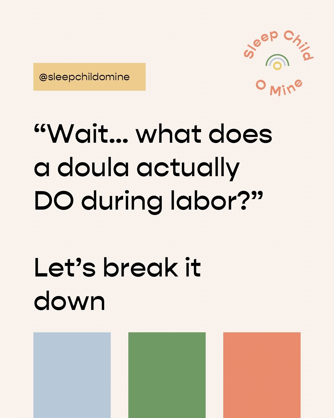 Ever wonder what a doula actually does during labor? 🤔💭

Spoiler alert: It&rsquo;s a lot more than just holding your hand (though we&rsquo;ll do that too 💗). From hands-on comfort techniques to emotional grounding and birth plan advocacy &mdash; y