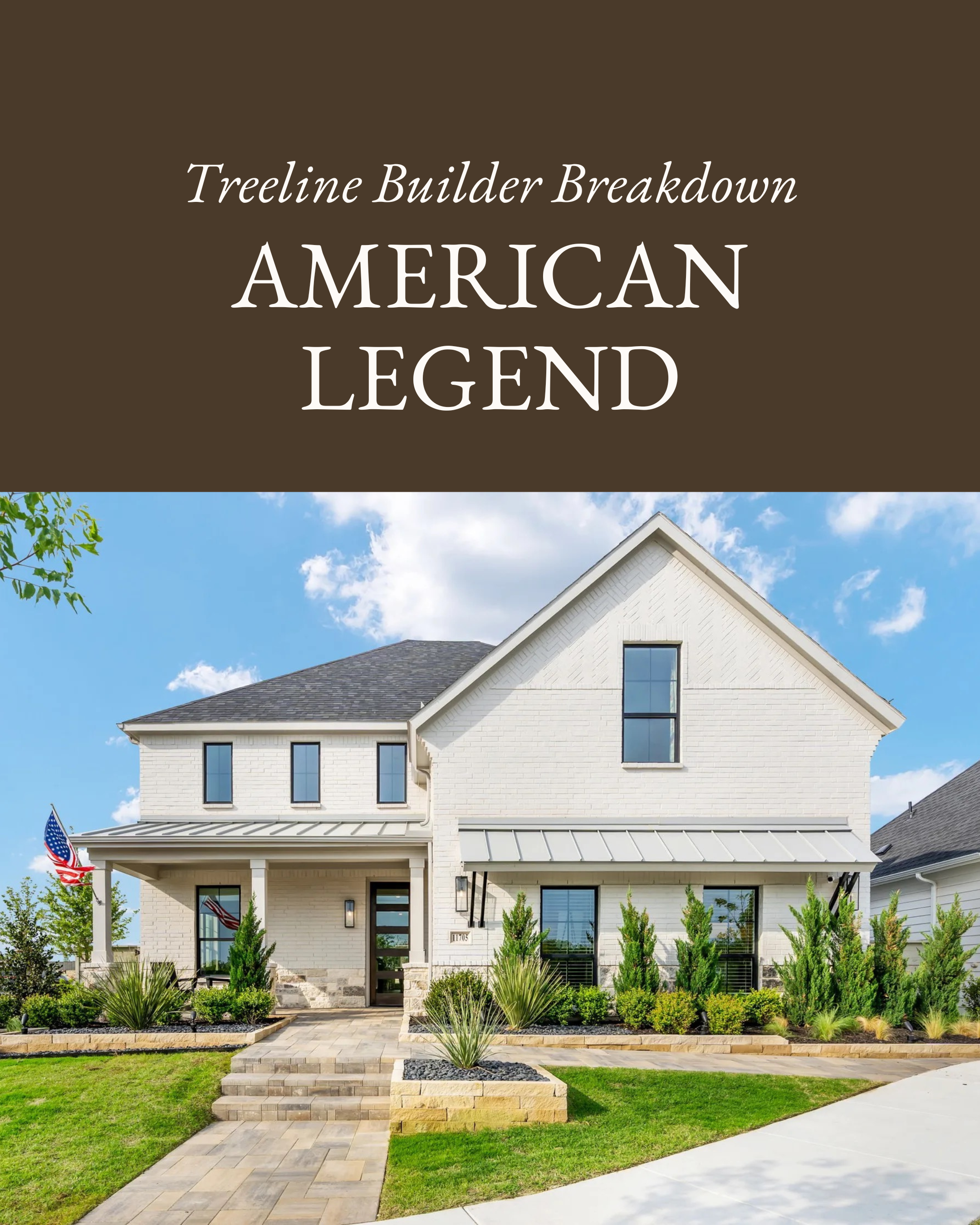 American Legend Homes at Treeline in Justin, TX: More Builder, More Home.