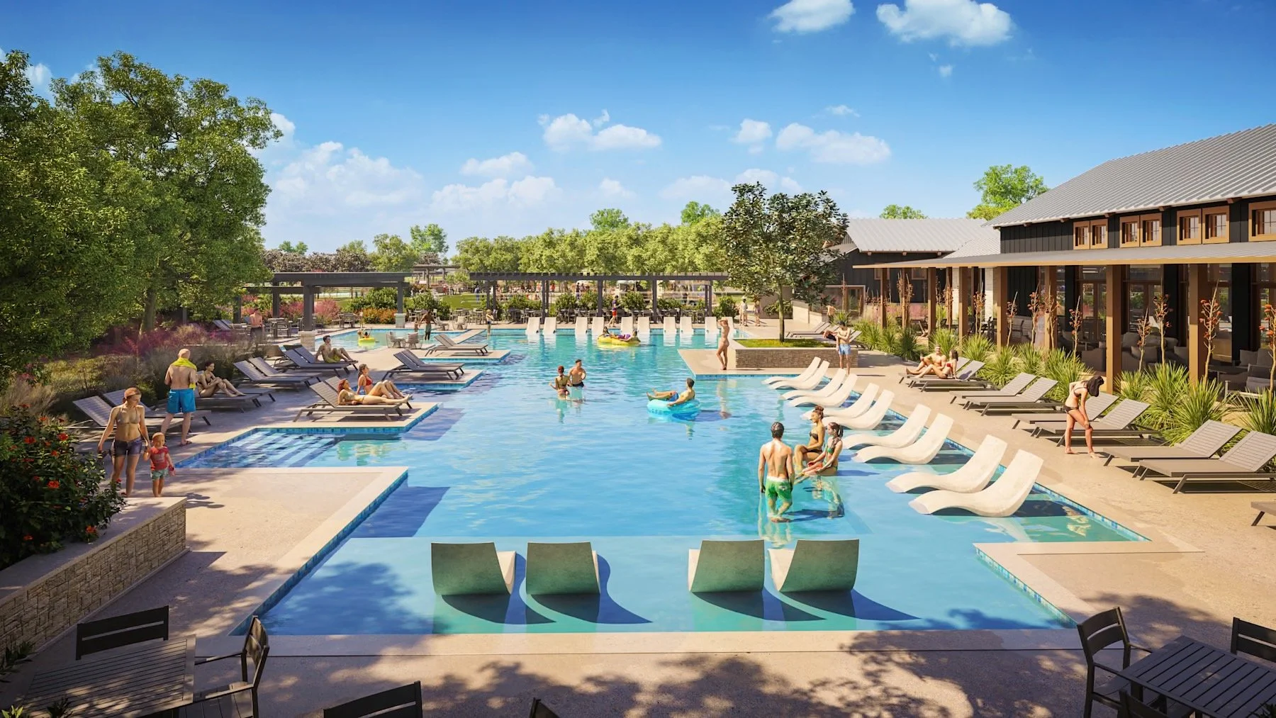Retreat at Treeline Pool Rendering