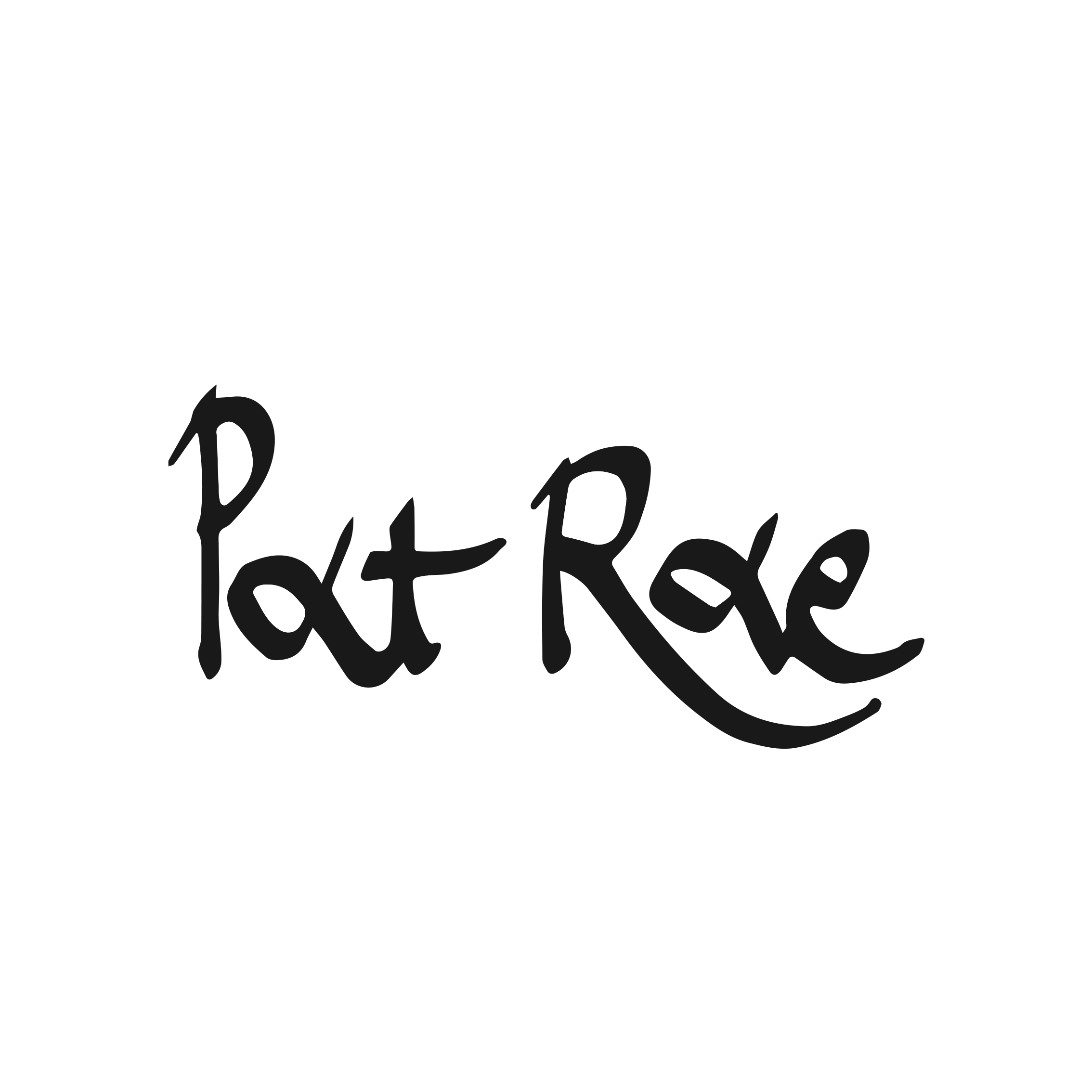 Artist and sculptor Pat Rae logo based on her signature designed by Yeswaydesign